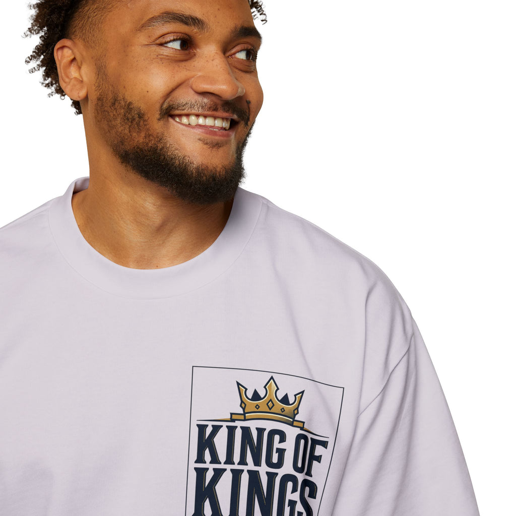 King of Kings Tee — Men's Oversized Graphic T-Shirt with Crown Design