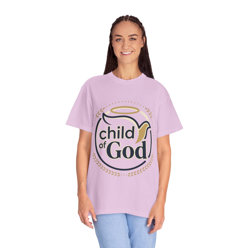 Child of God T‑Shirt — Faith Christian Tee with Dove & Halo