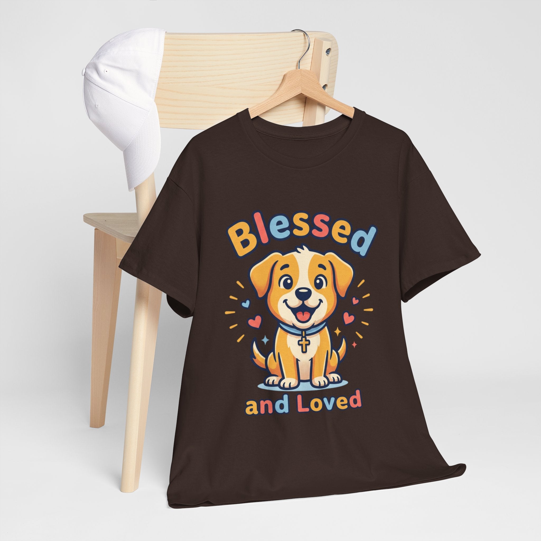 Blessed and Loved Puppy T-Shirt — Cute Dog Graphic Tee for Pet Lovers
