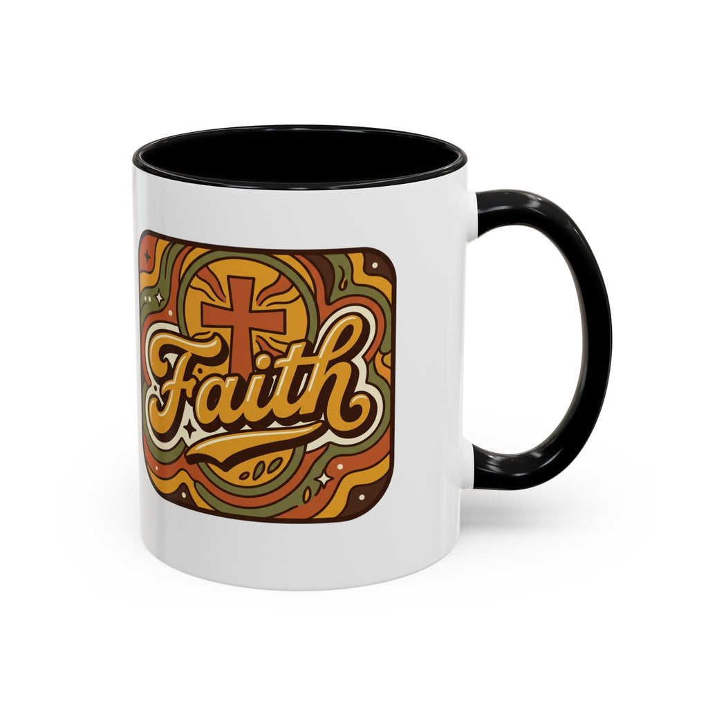 Faith Retro Script Mug | Accent Coffee Mug