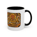 Faith Retro Script Mug | Accent Coffee Mug