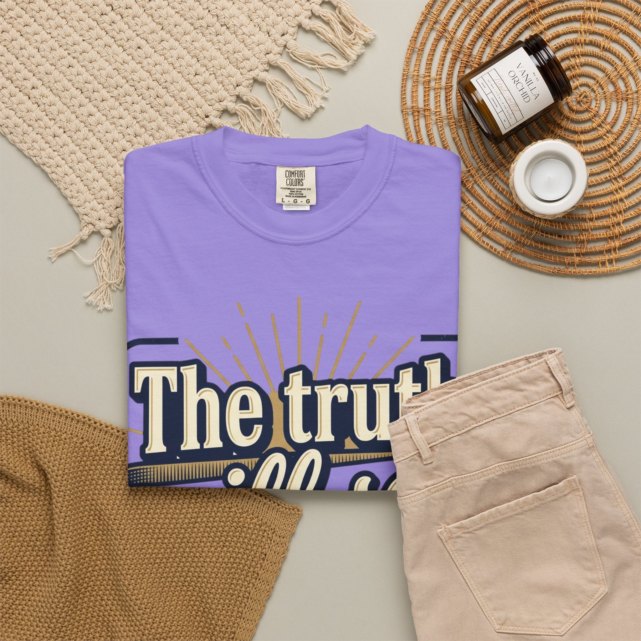 T-Shirt — "The Truth Will Set You Free" Inspirational Graphic Tee