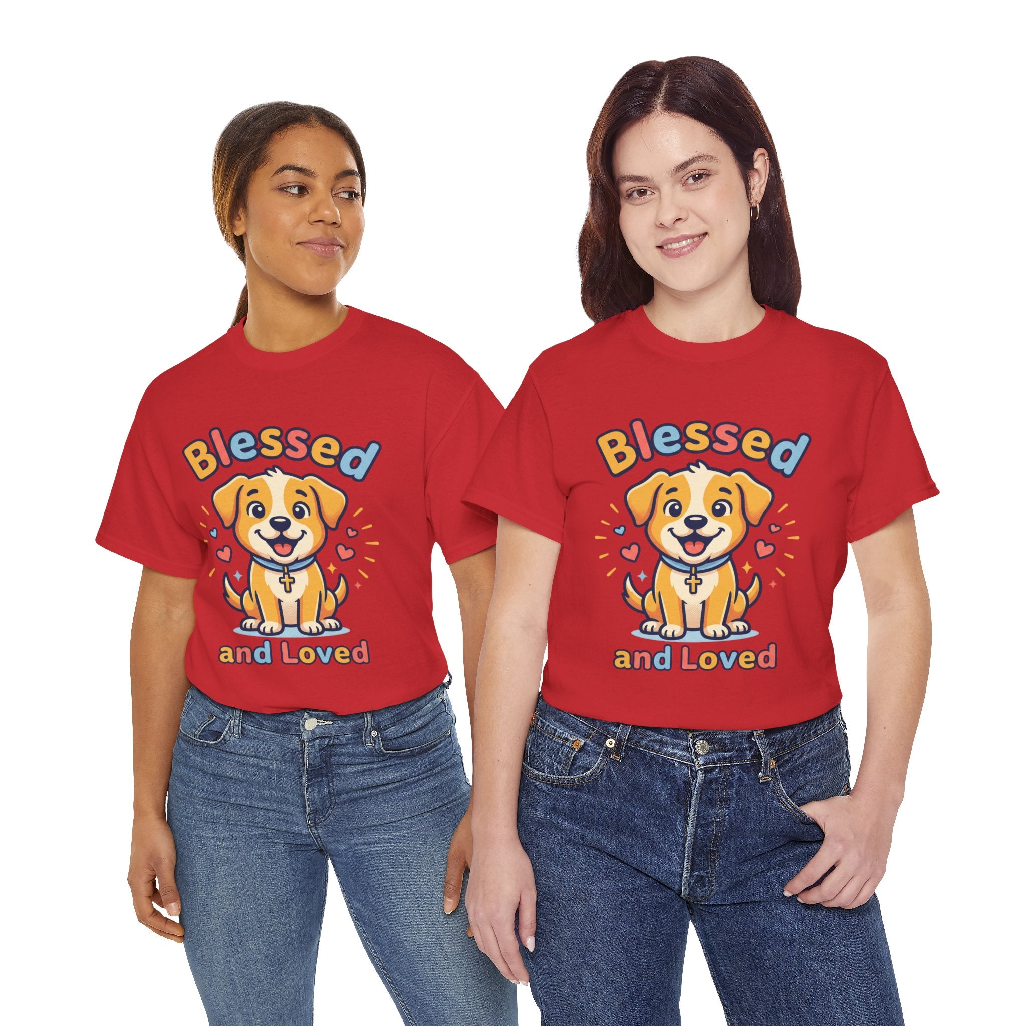 Blessed and Loved Puppy T-Shirt — Cute Dog Graphic Tee for Pet Lovers