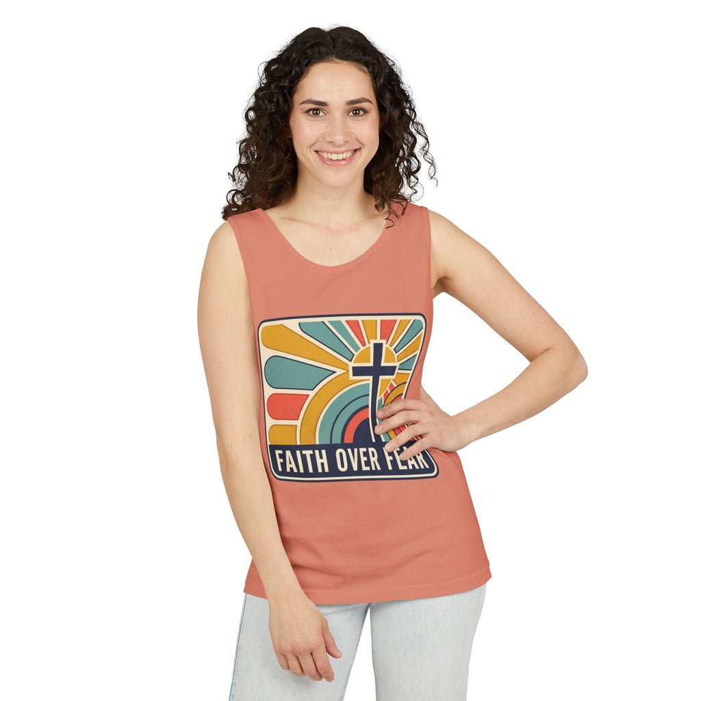 Faith over Fear tank top | Christian faith apparel