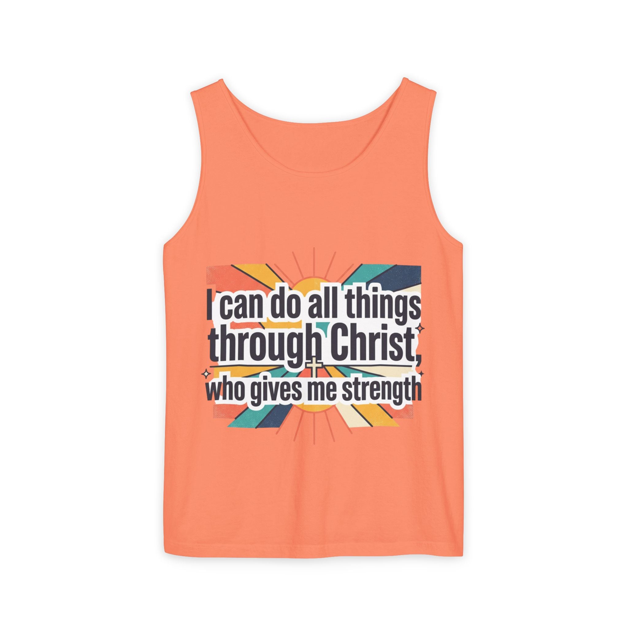 I can do all things tank top | Christian faith apparel