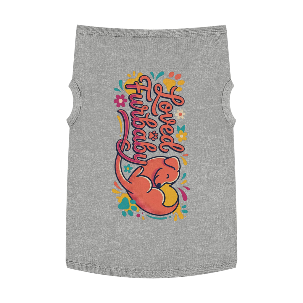 Pet Tank Top - "Loved Furbaby" Cute Dog Graphic Christian Pet Shirt