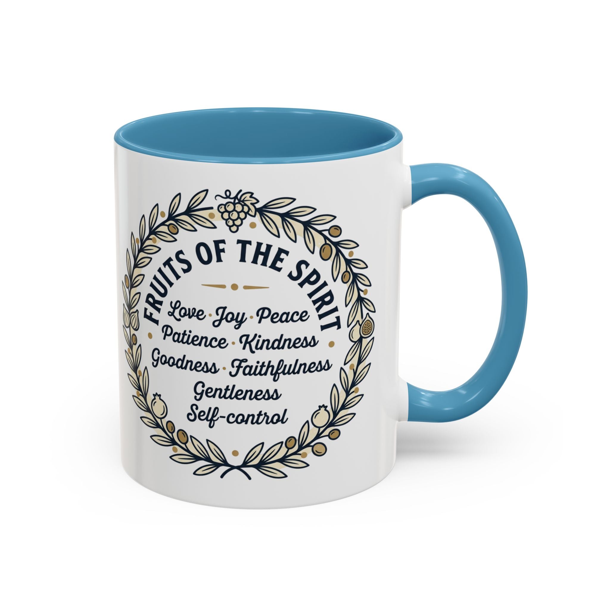 Fruits of the spirit Script Mug | Accent Coffee Mug