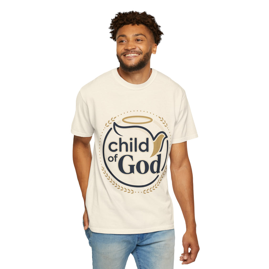 Child of God T‑Shirt — Faith Christian Tee with Dove & Halo