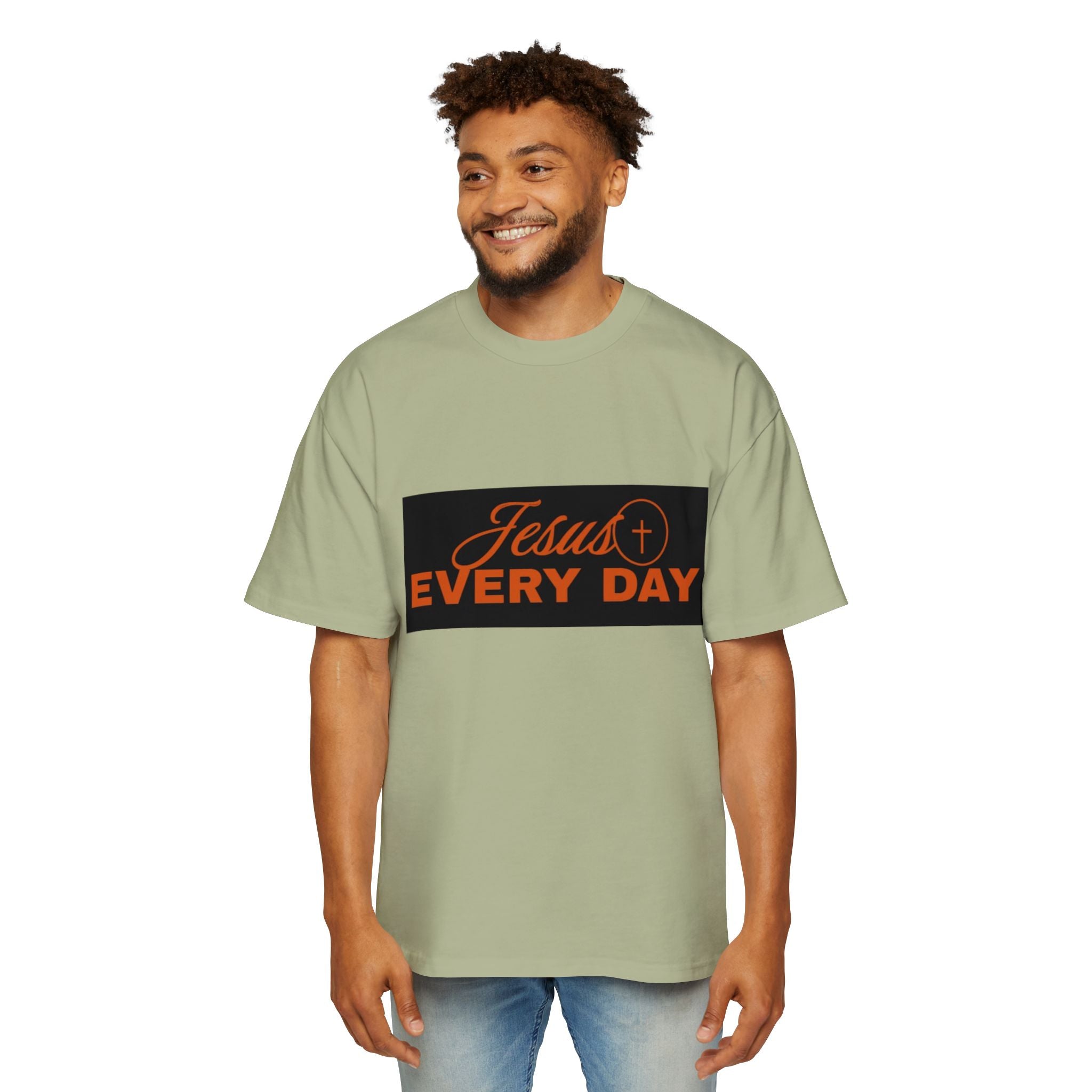 Jesus Every Day T-Shirt | Grunge Christian Tee