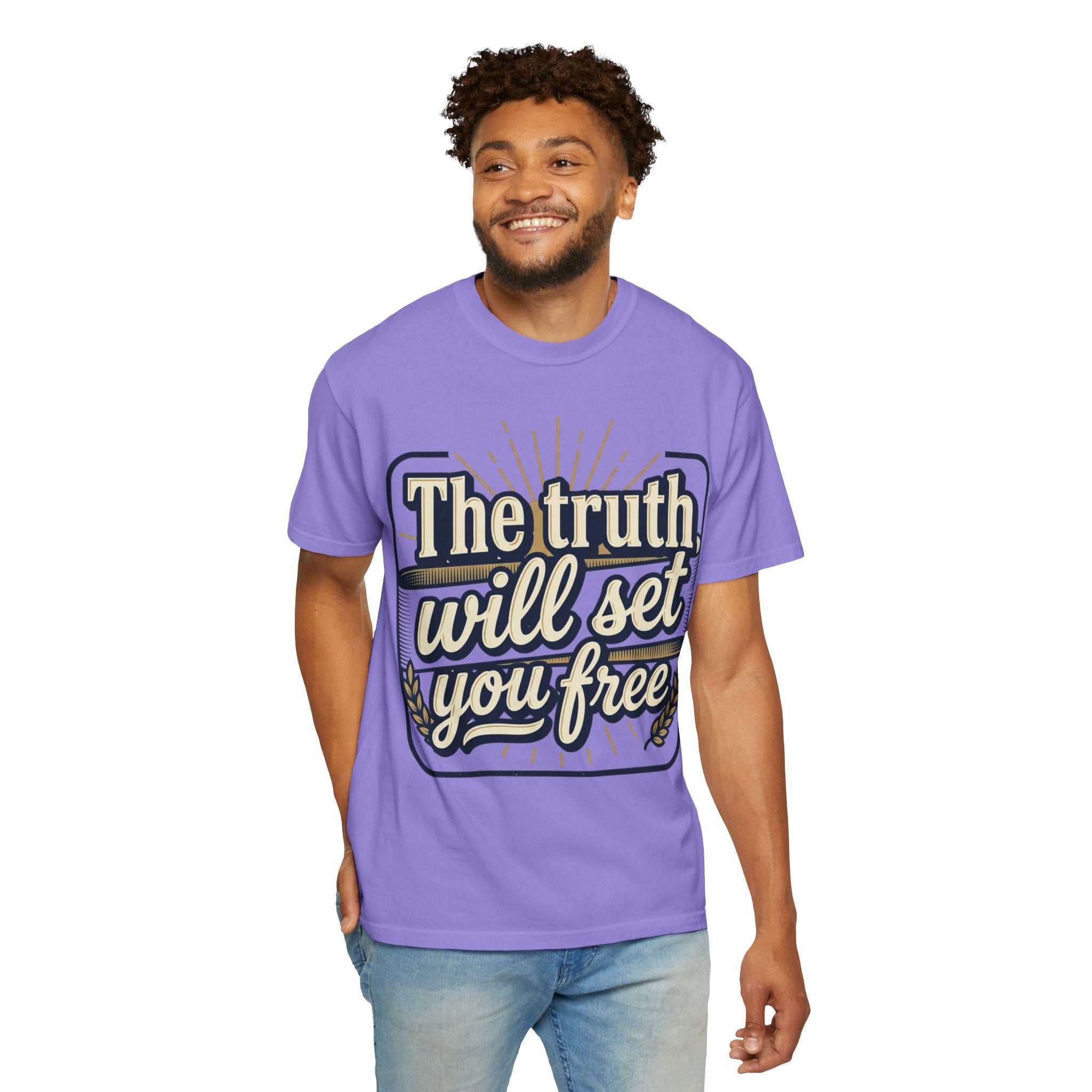 T-Shirt — "The Truth Will Set You Free" Inspirational Graphic Tee
