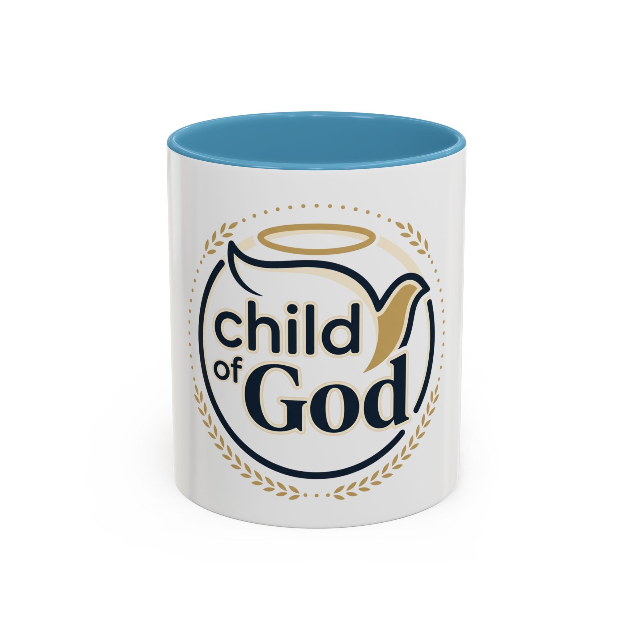 Child of God Accent Coffee Mug — 11/15 oz Christian Faith Ceramic Mug