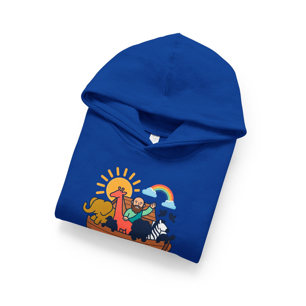 Noah's ark toddler hoodie | cute illustration pullover