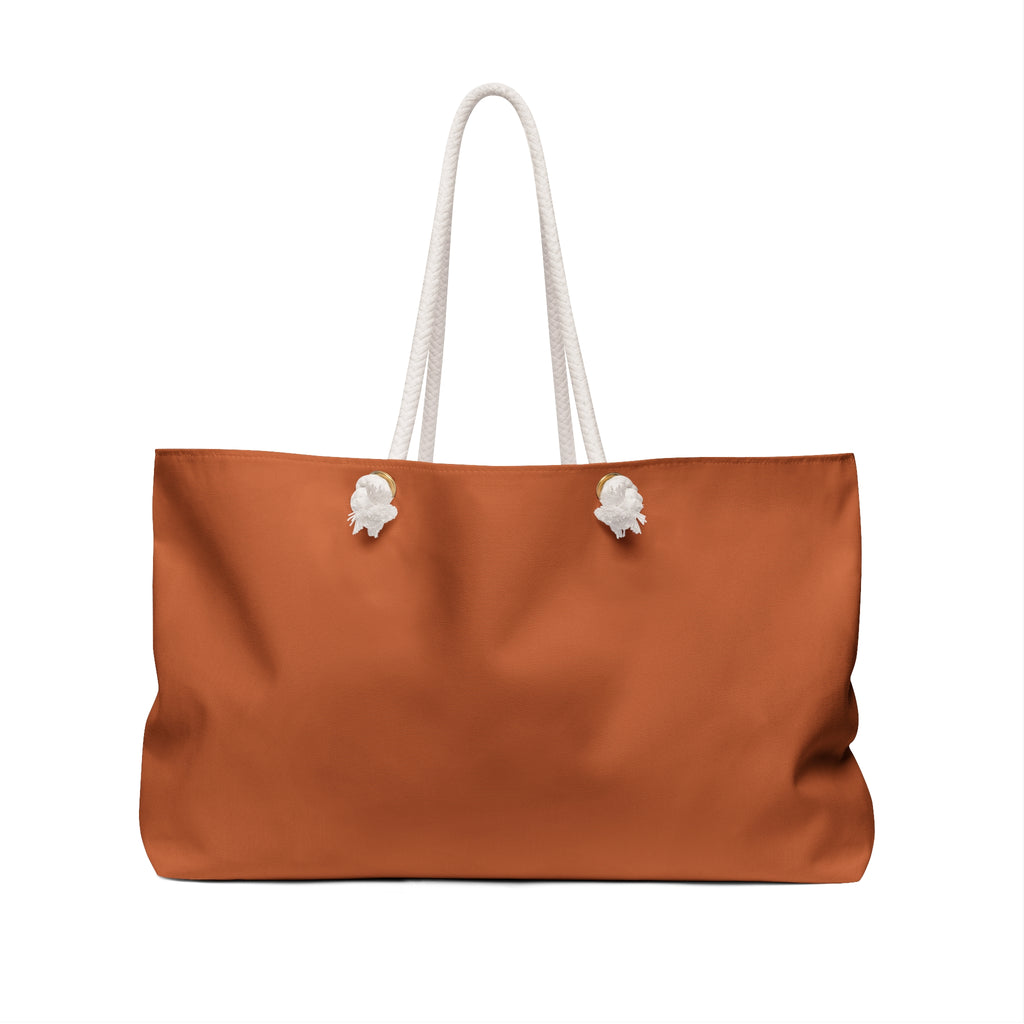 Faith Retro Sunset Weekender Bag | Colorful Christian Travel Tote