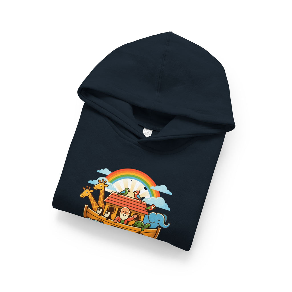All aboard ark toddler hoodie | cute illustration pullover