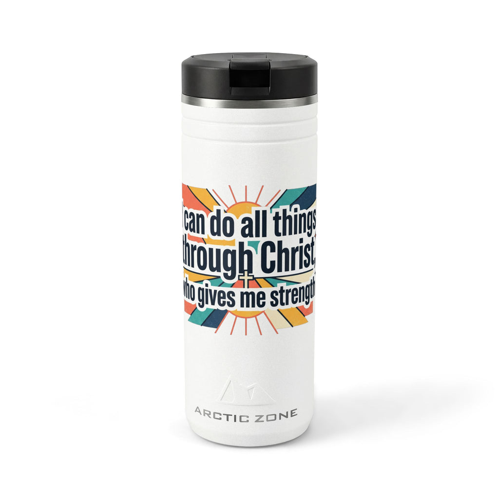 i can do all things emblem tumbler | Stainless steel straw tumbler 24oz