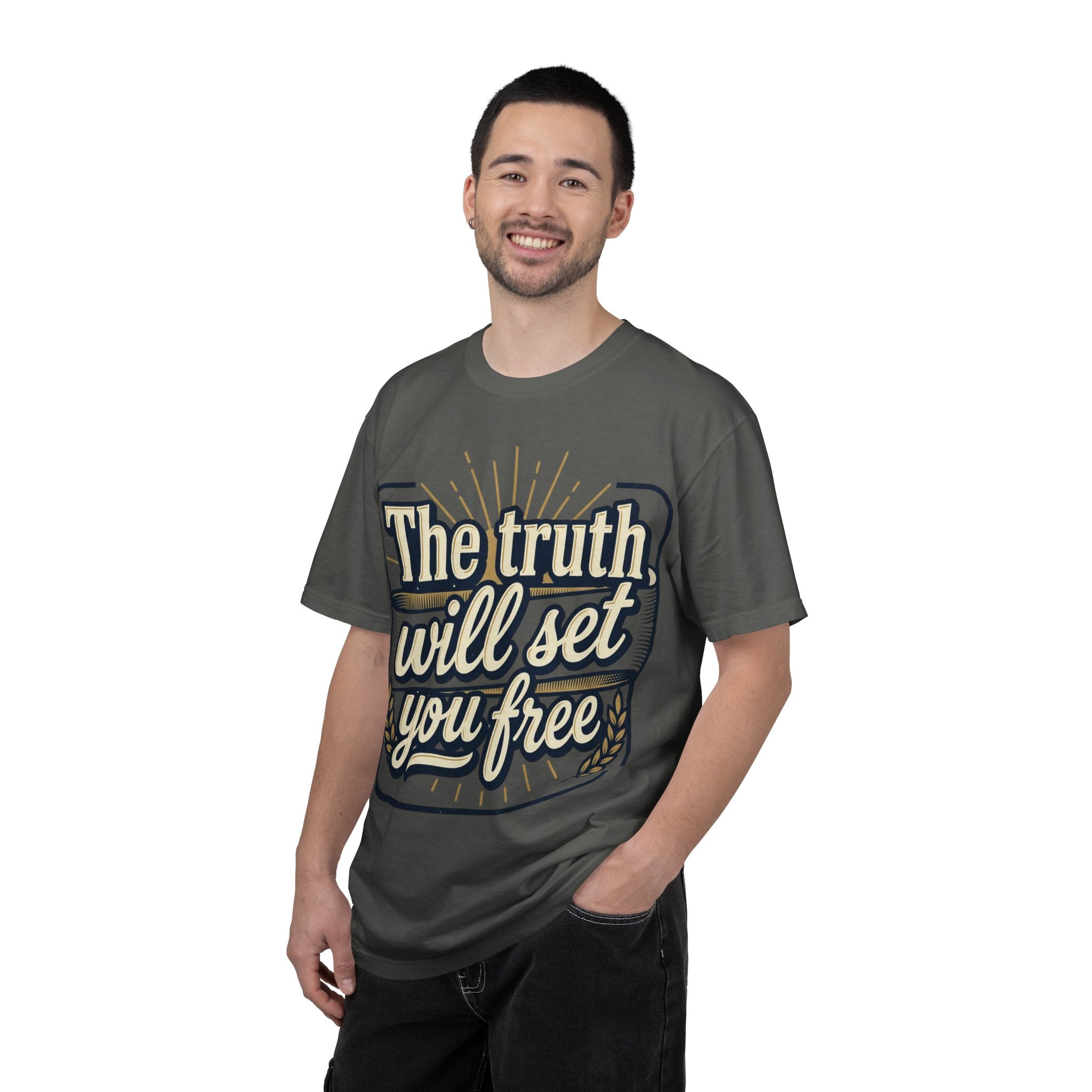 T-Shirt — "The Truth Will Set You Free" Inspirational Graphic Tee