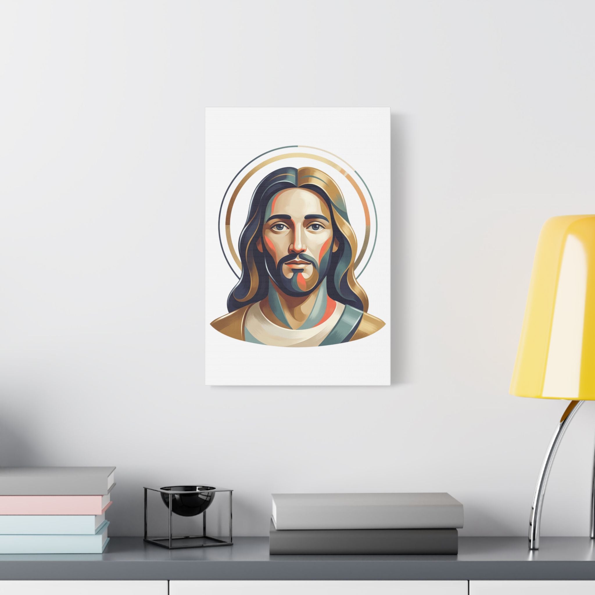 Jesus Portrait Satin Canvas