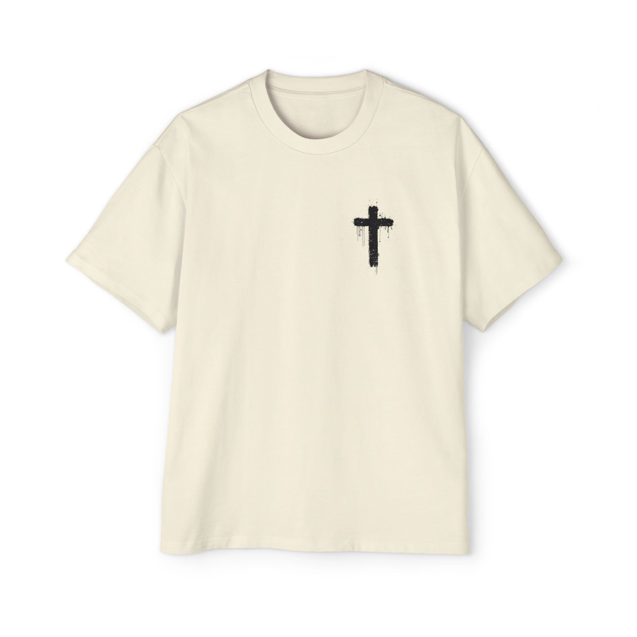 Dripping Paint Cross T-Shirt | Grunge Christian Tee