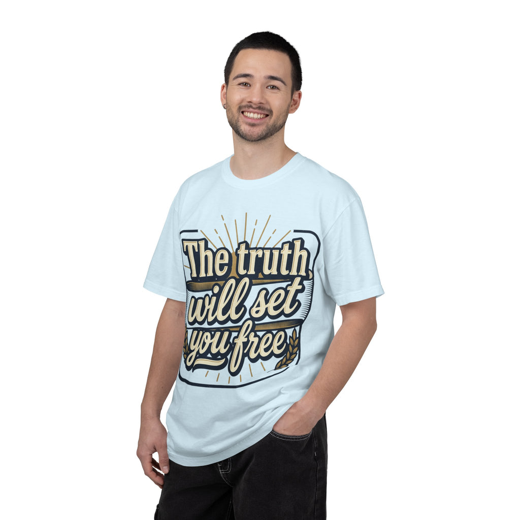 T-Shirt — "The Truth Will Set You Free" Inspirational Graphic Tee