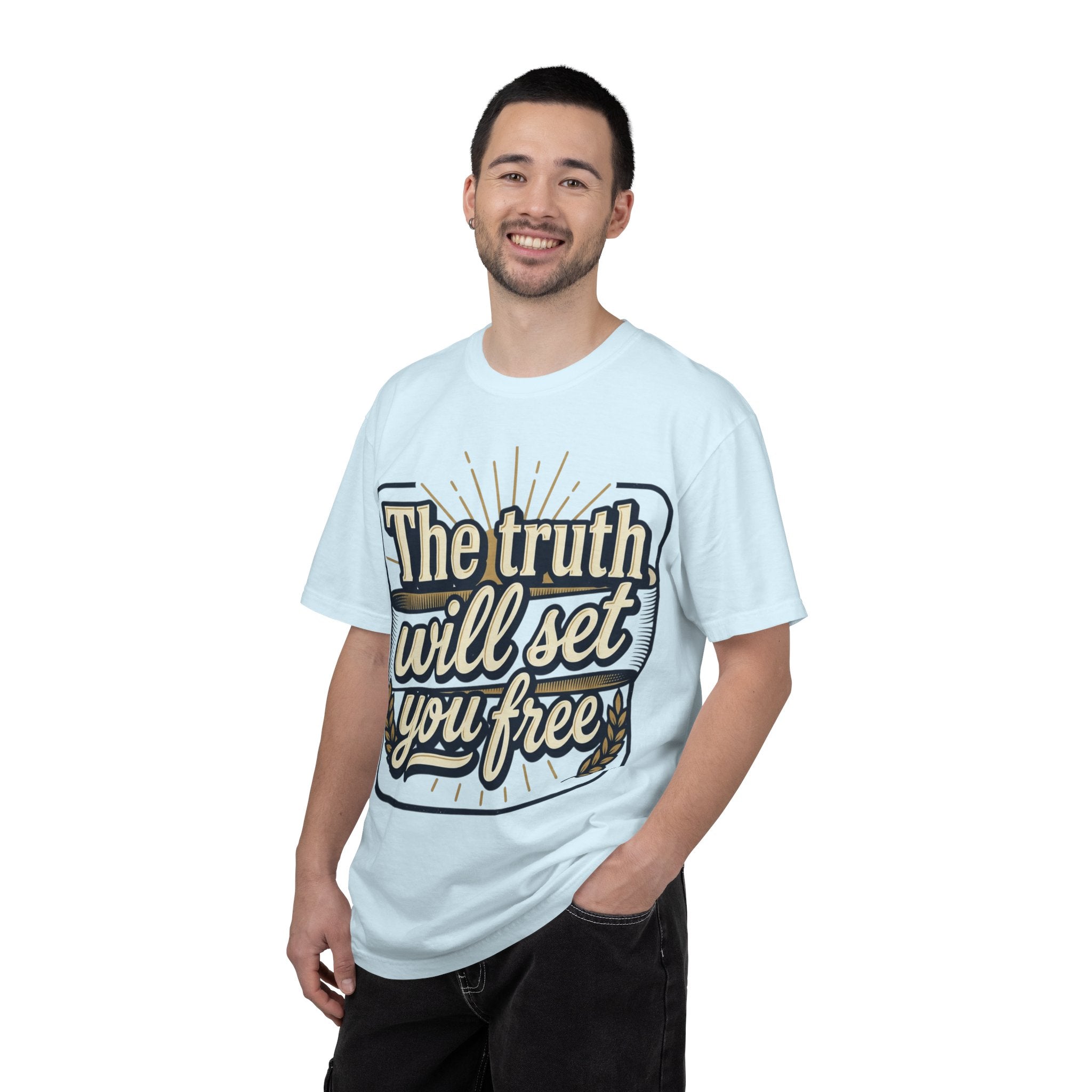 T-Shirt — "The Truth Will Set You Free" Inspirational Graphic Tee