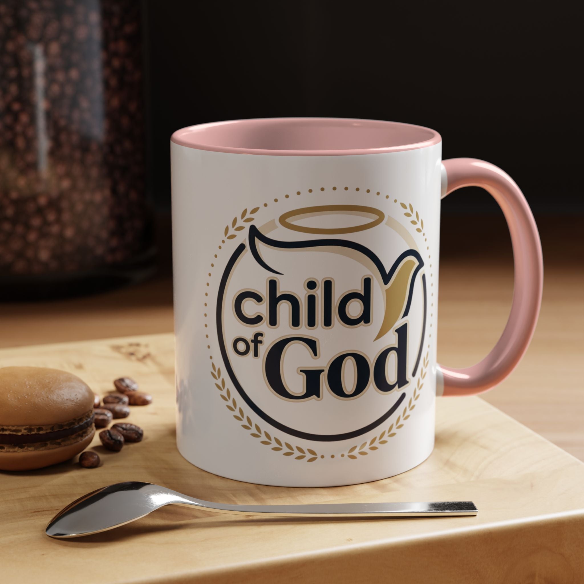 Child of God Accent Coffee Mug — 11/15 oz Christian Faith Ceramic Mug