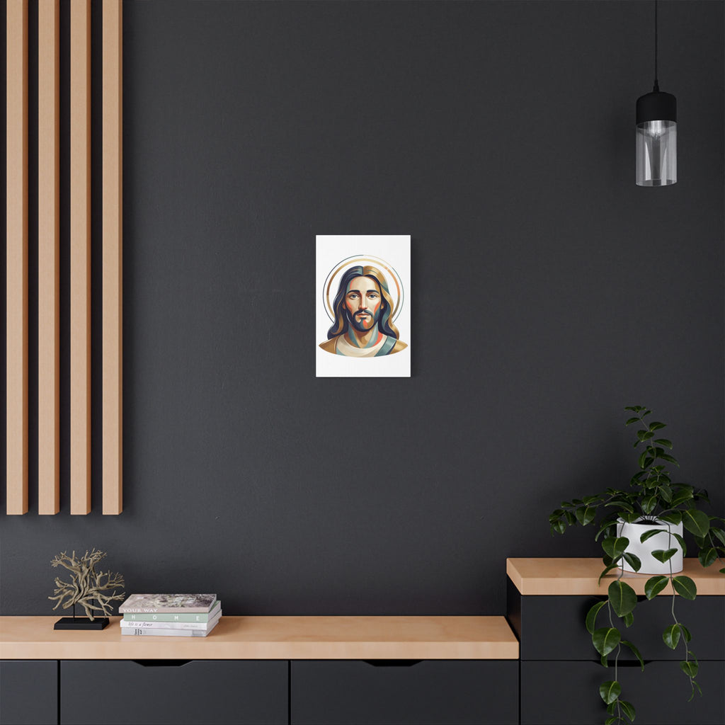 Jesus Portrait Satin Canvas