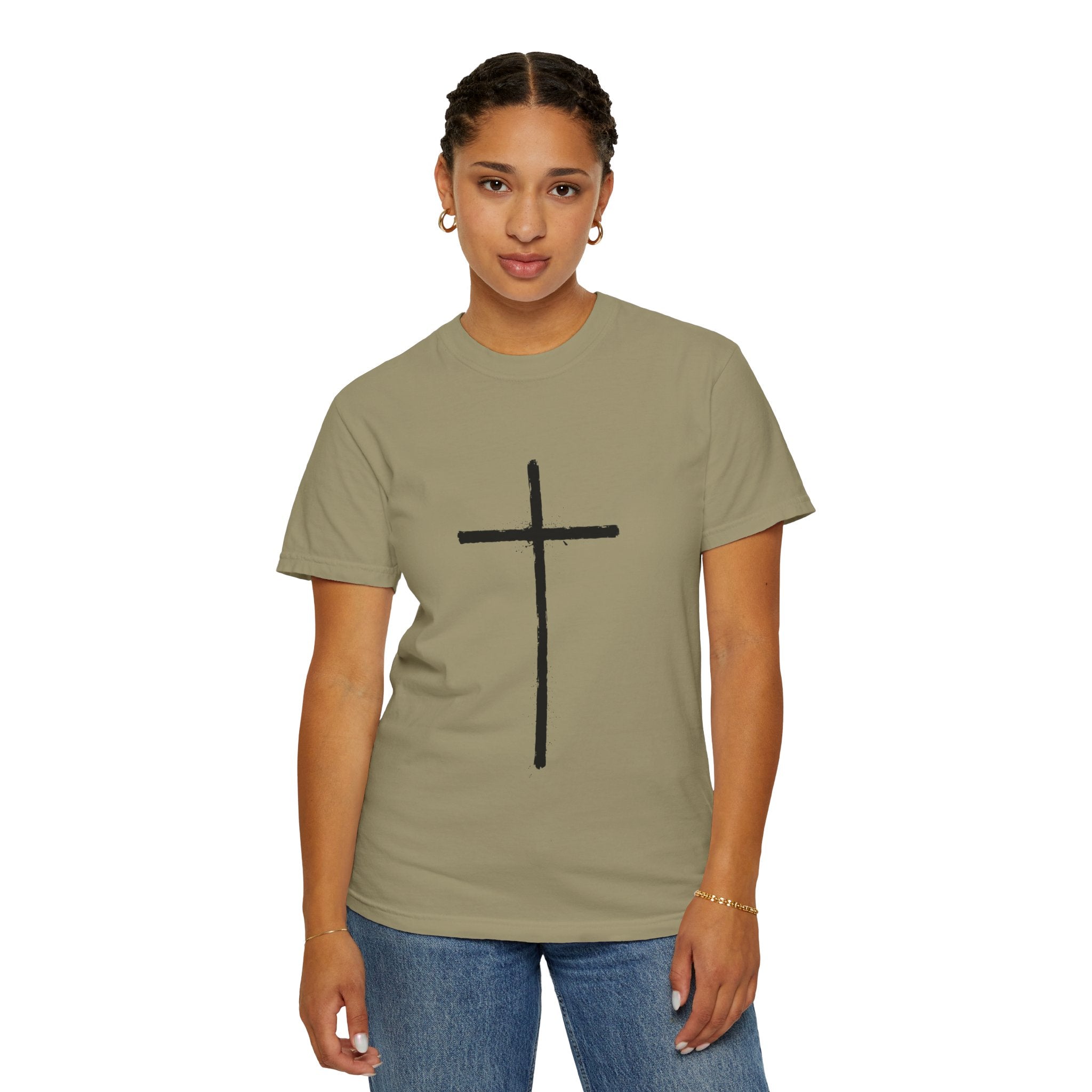 Cross T-shirt | Religious Gothic Faith Design