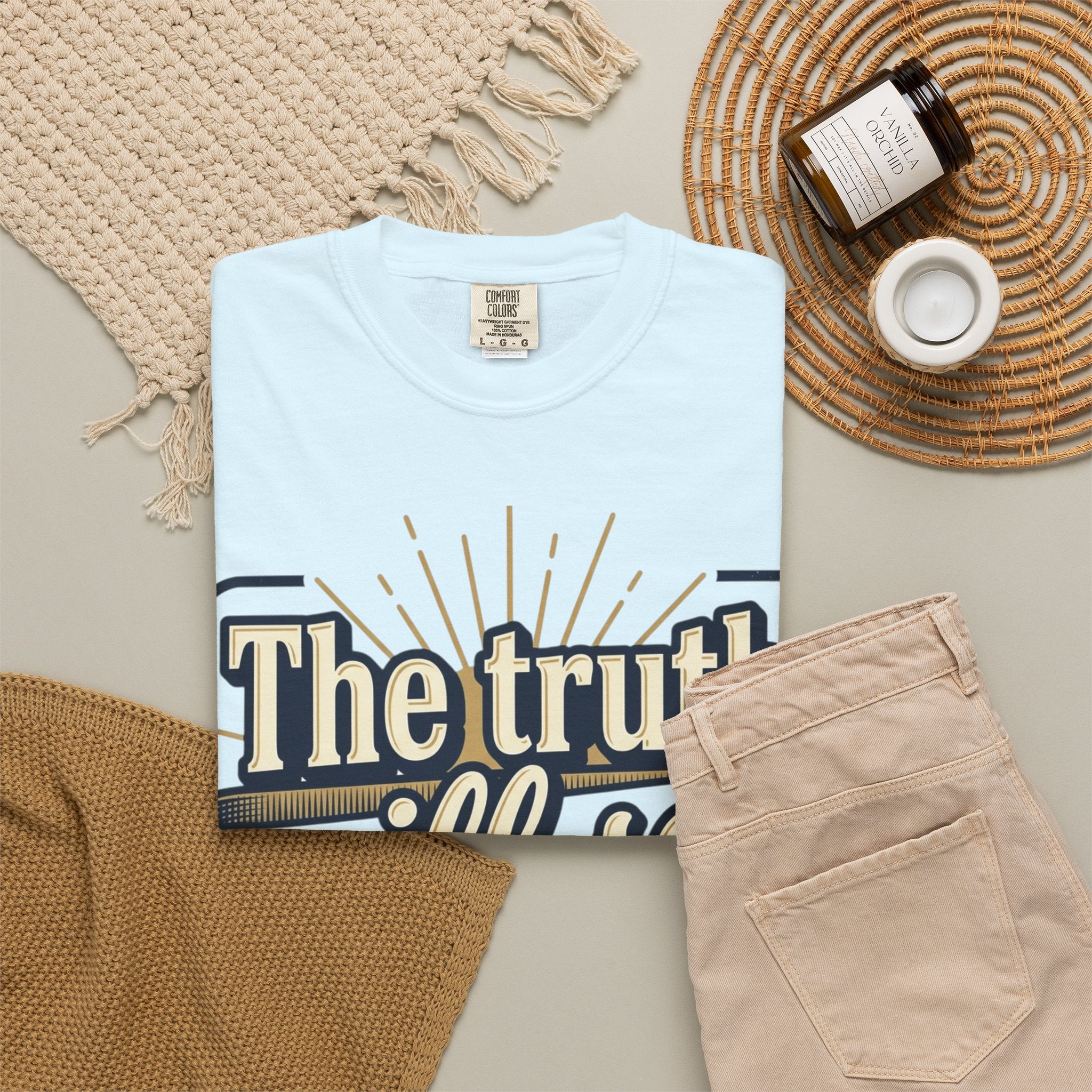 T-Shirt — "The Truth Will Set You Free" Inspirational Graphic Tee