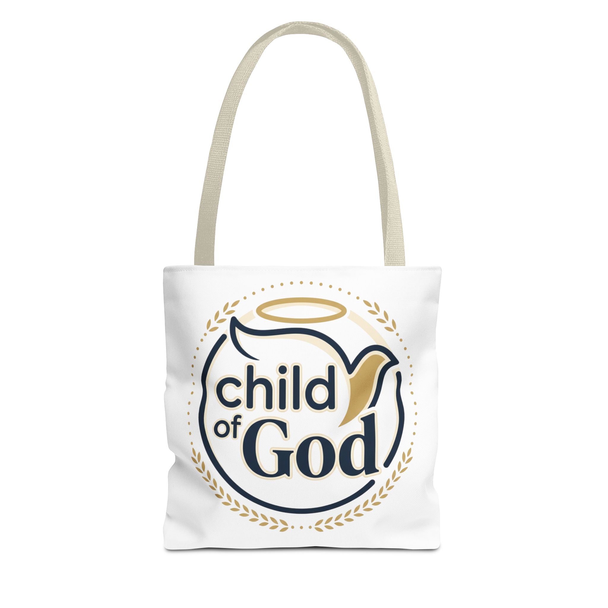 Child of God Tote Bag — All-Over Print Christian Canvas Tote