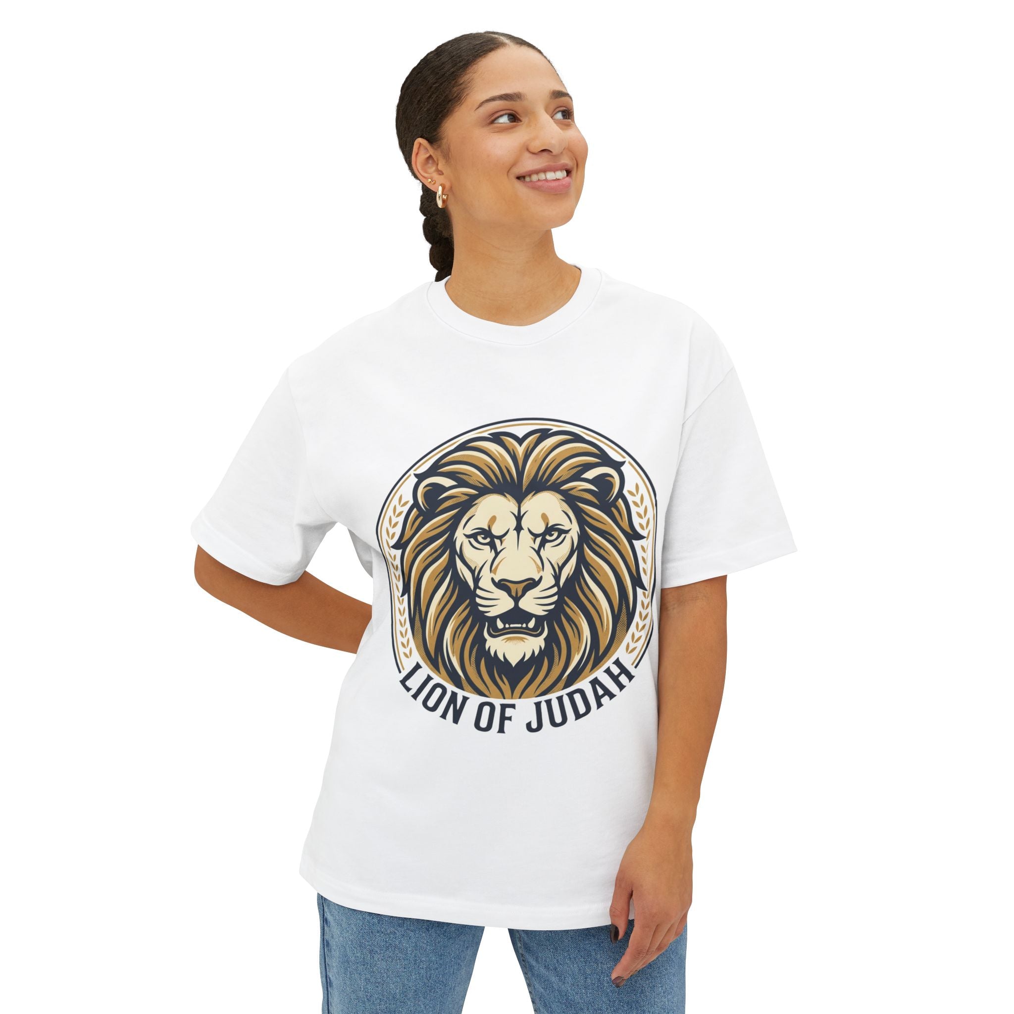 Lion of Judah Tee — Bold Christian Lion Graphic Shirt