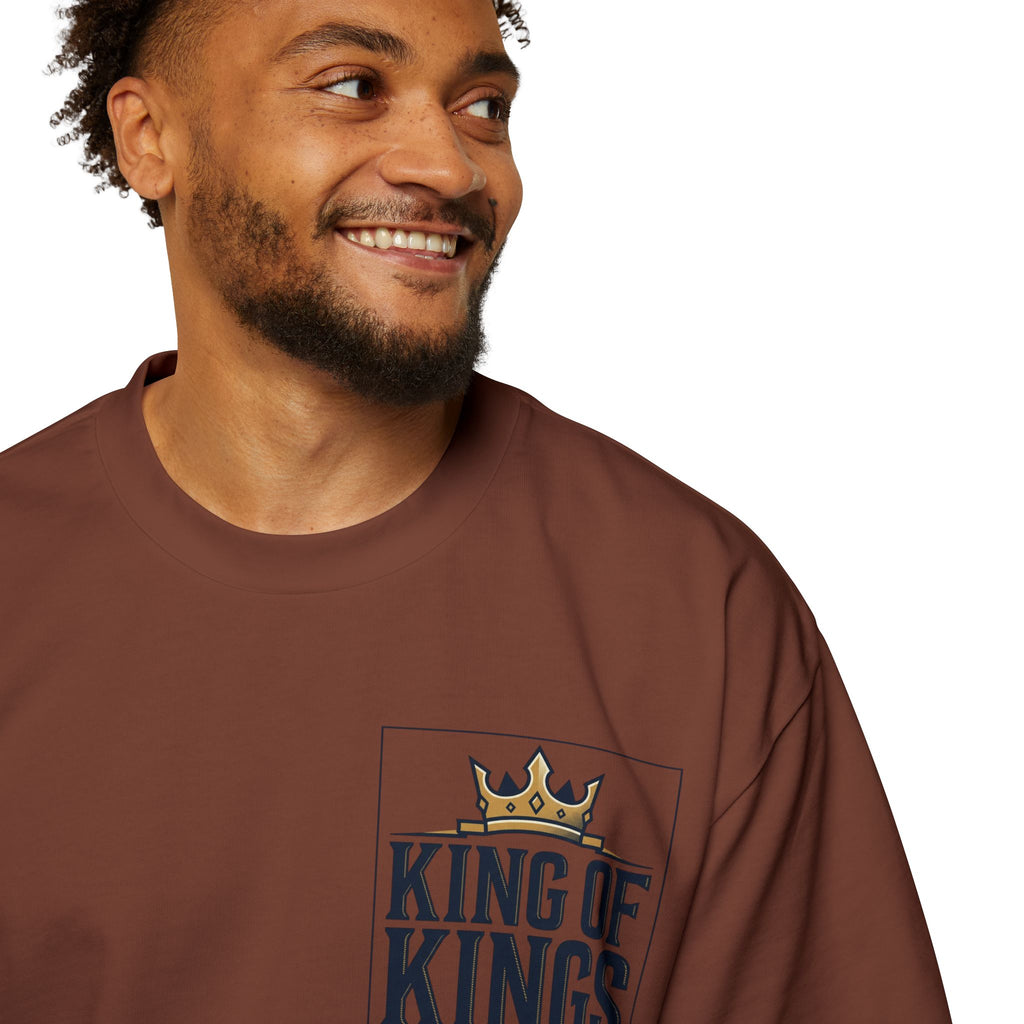King of Kings Tee — Men's Oversized Graphic T-Shirt with Crown Design