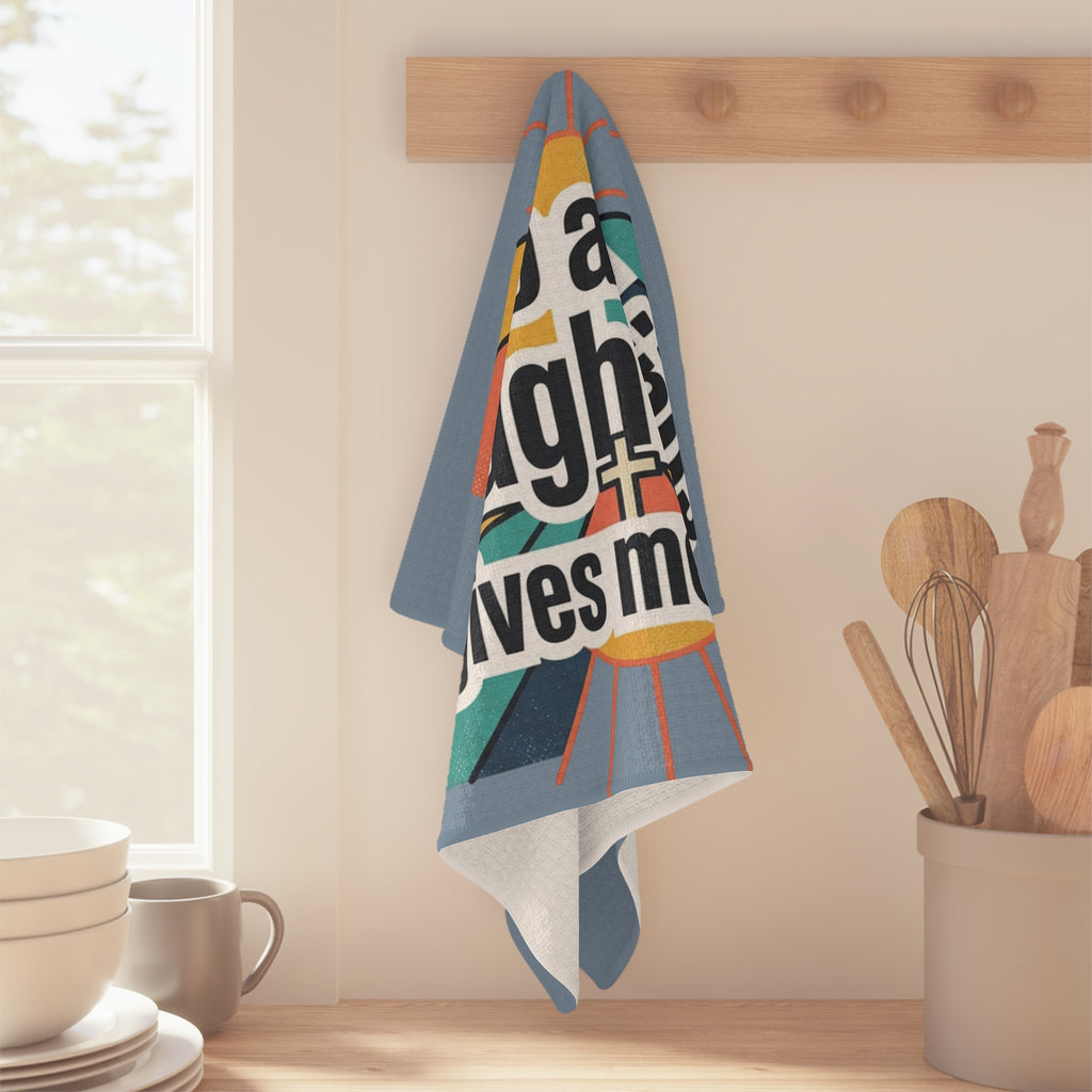 Tea Towel — "I can do all things" Kitchen Towel