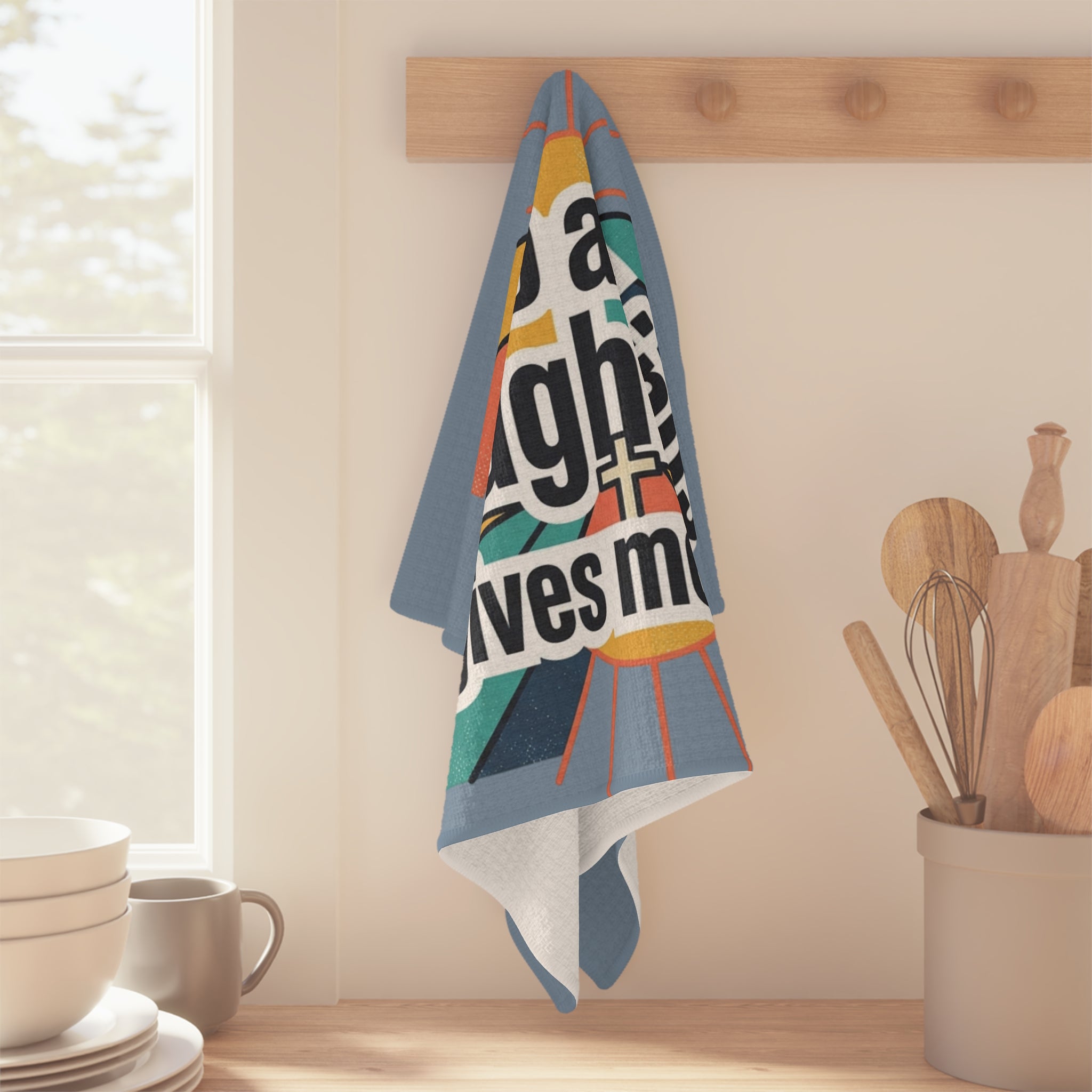 Tea Towel — "I can do all things" Kitchen Towel