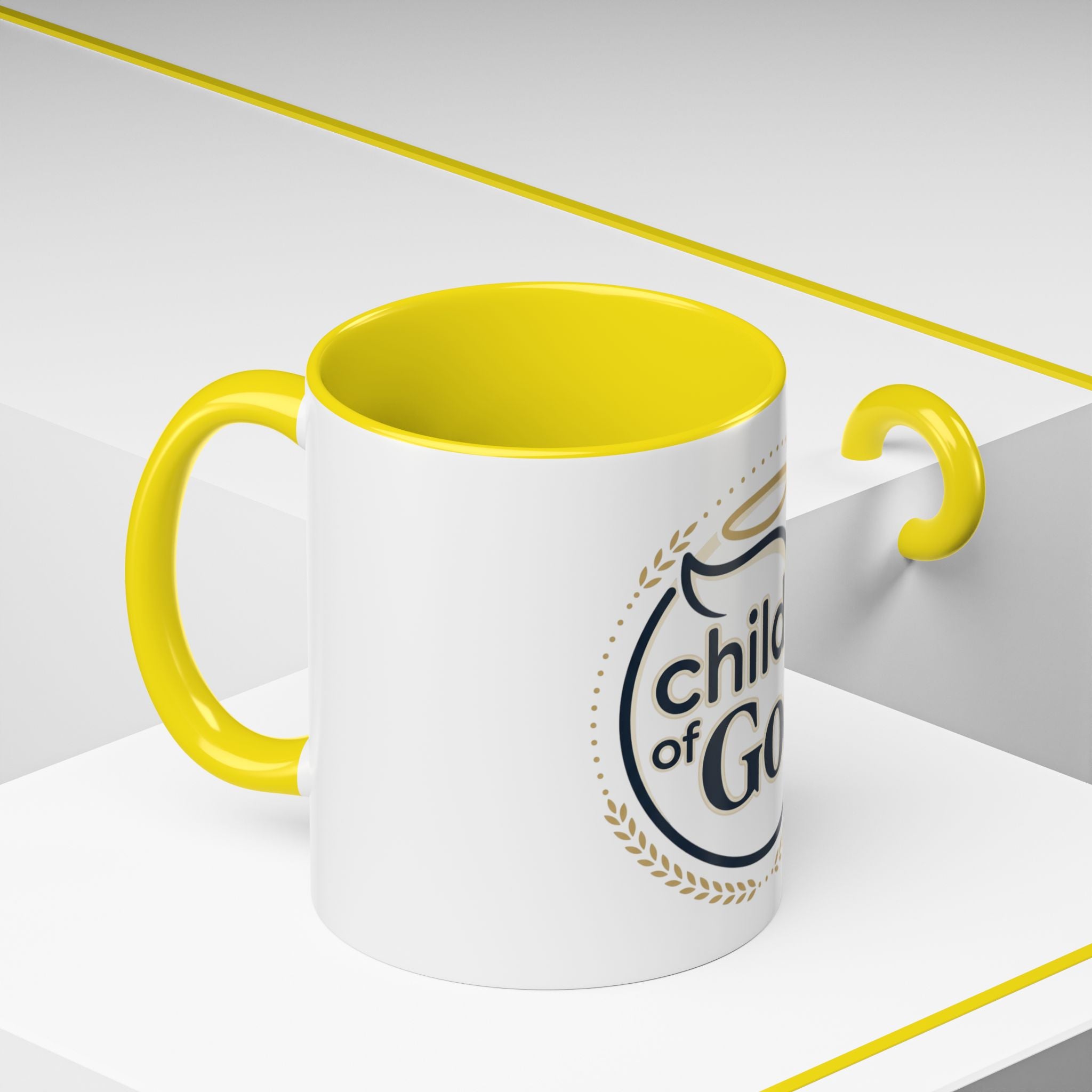 Child of God Accent Coffee Mug — 11/15 oz Christian Faith Ceramic Mug