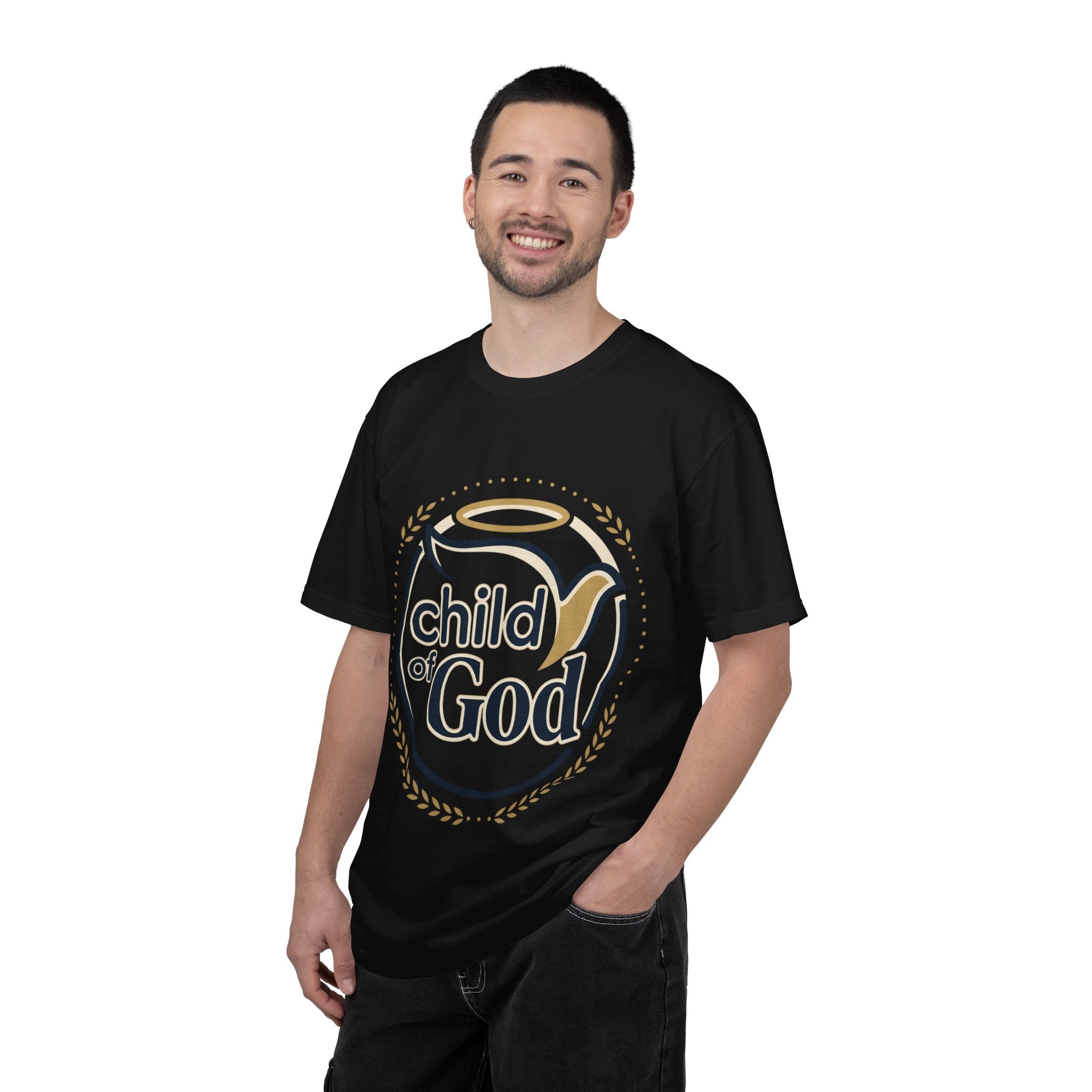Child of God T‑Shirt — Faith Christian Tee with Dove & Halo