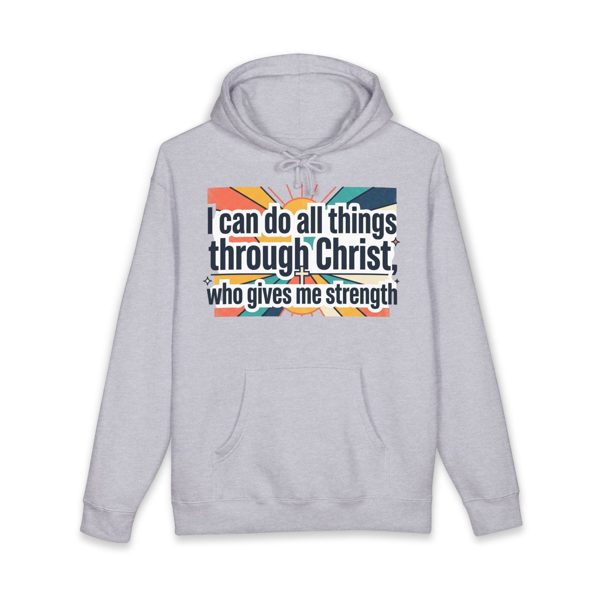 All things through God Hooded Sweatshirt