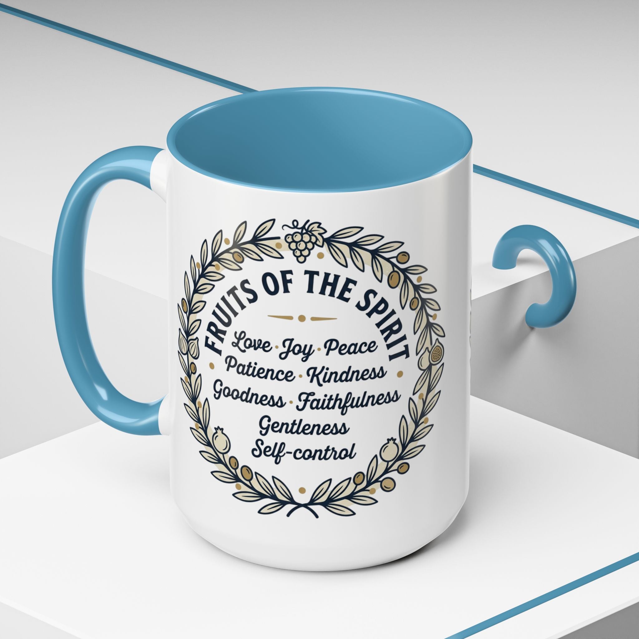 Fruits of the spirit Script Mug | Accent Coffee Mug