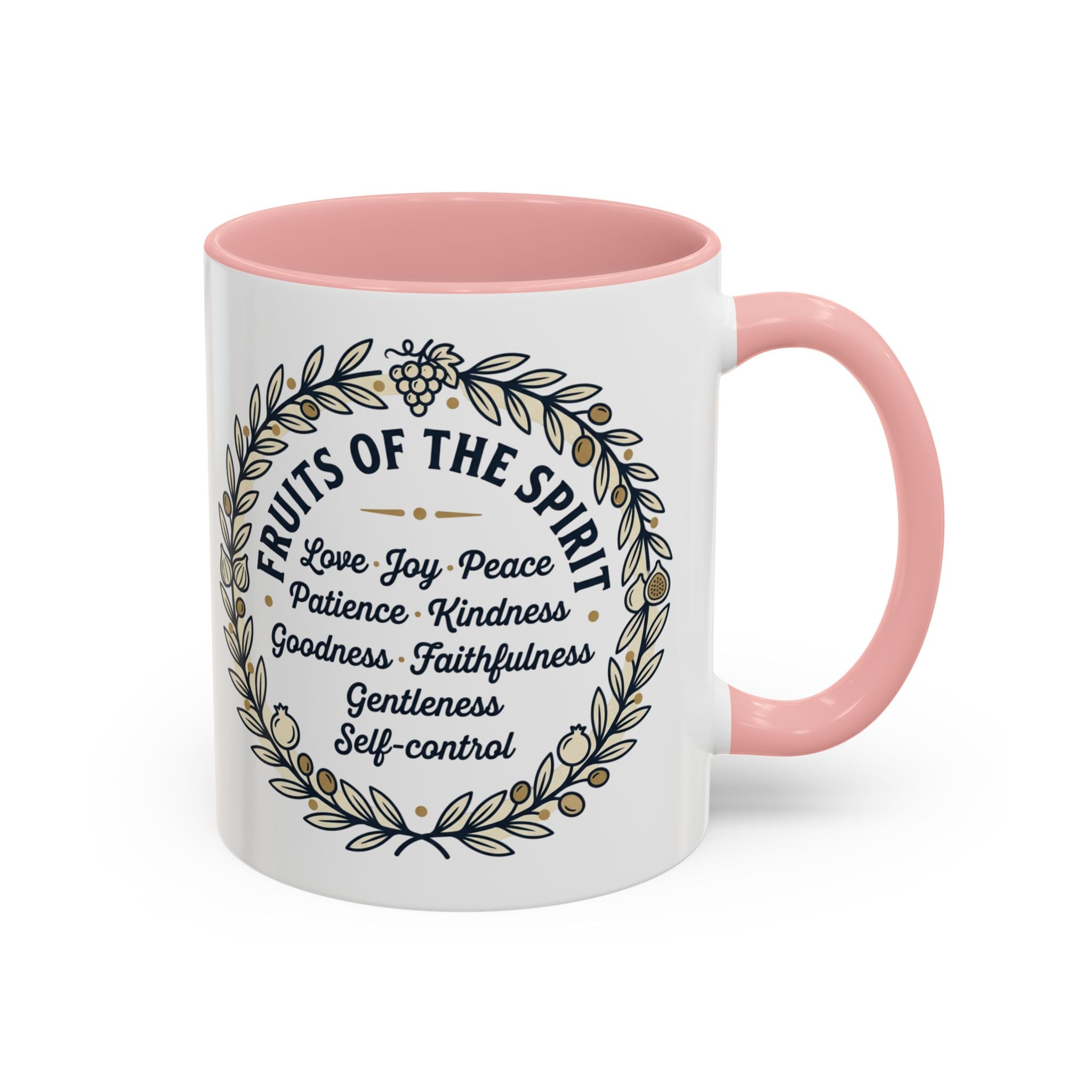 Fruits of the spirit Script Mug | Accent Coffee Mug