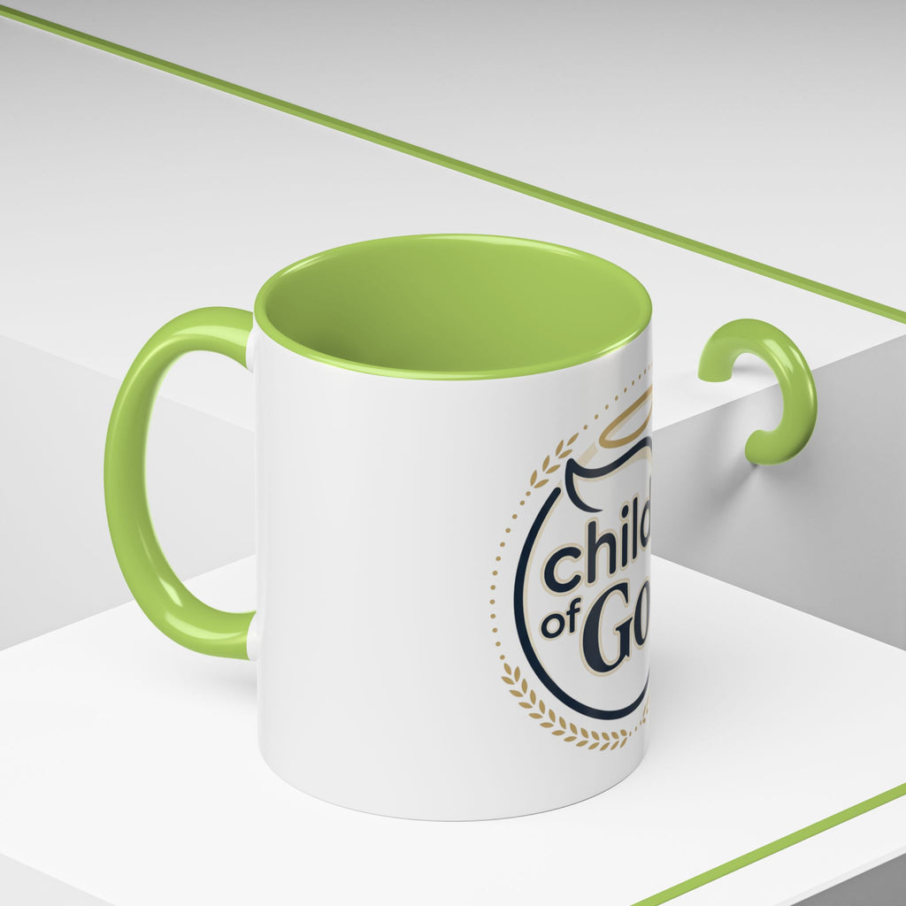 Child of God Accent Coffee Mug — 11/15 oz Christian Faith Ceramic Mug