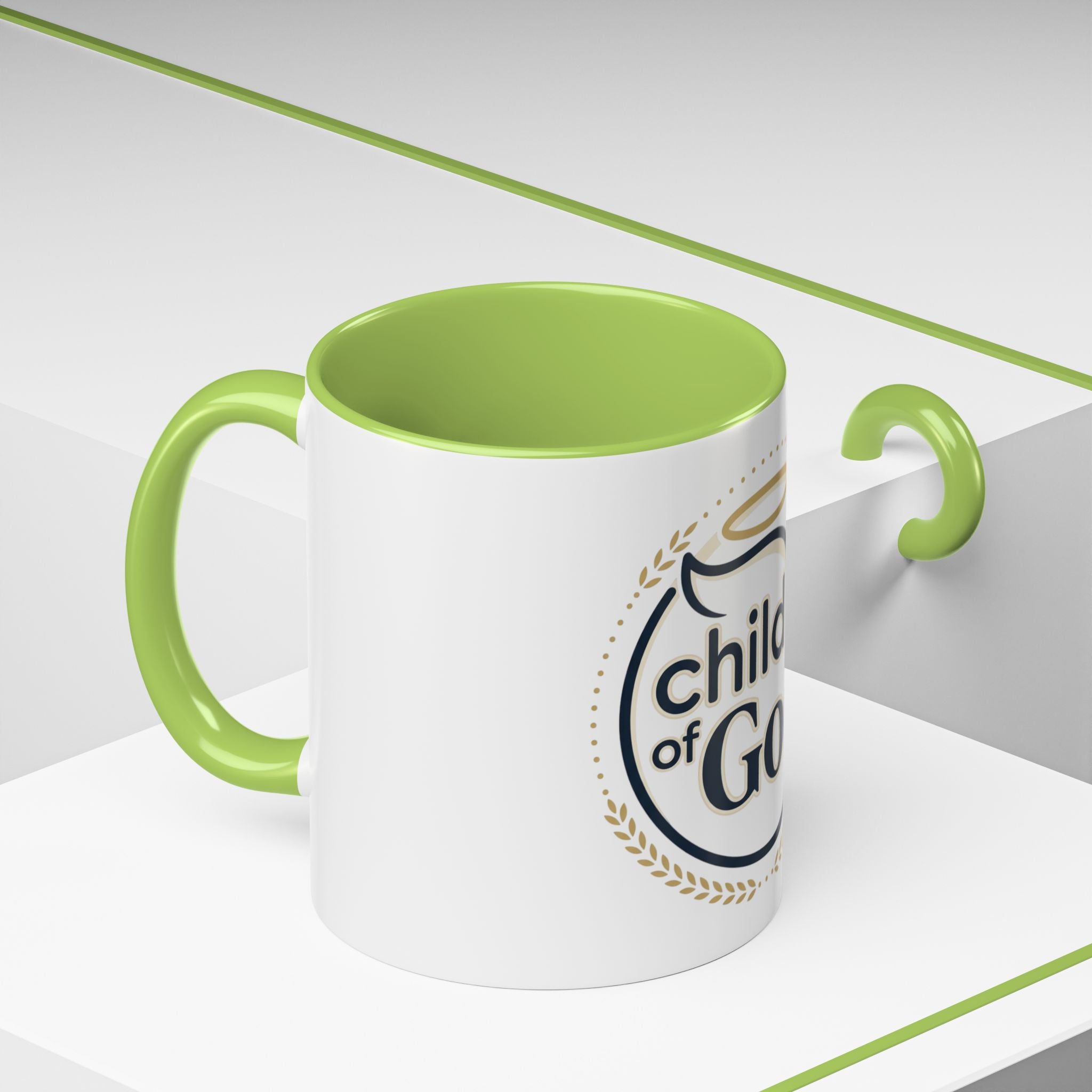 Child of God Accent Coffee Mug — 11/15 oz Christian Faith Ceramic Mug