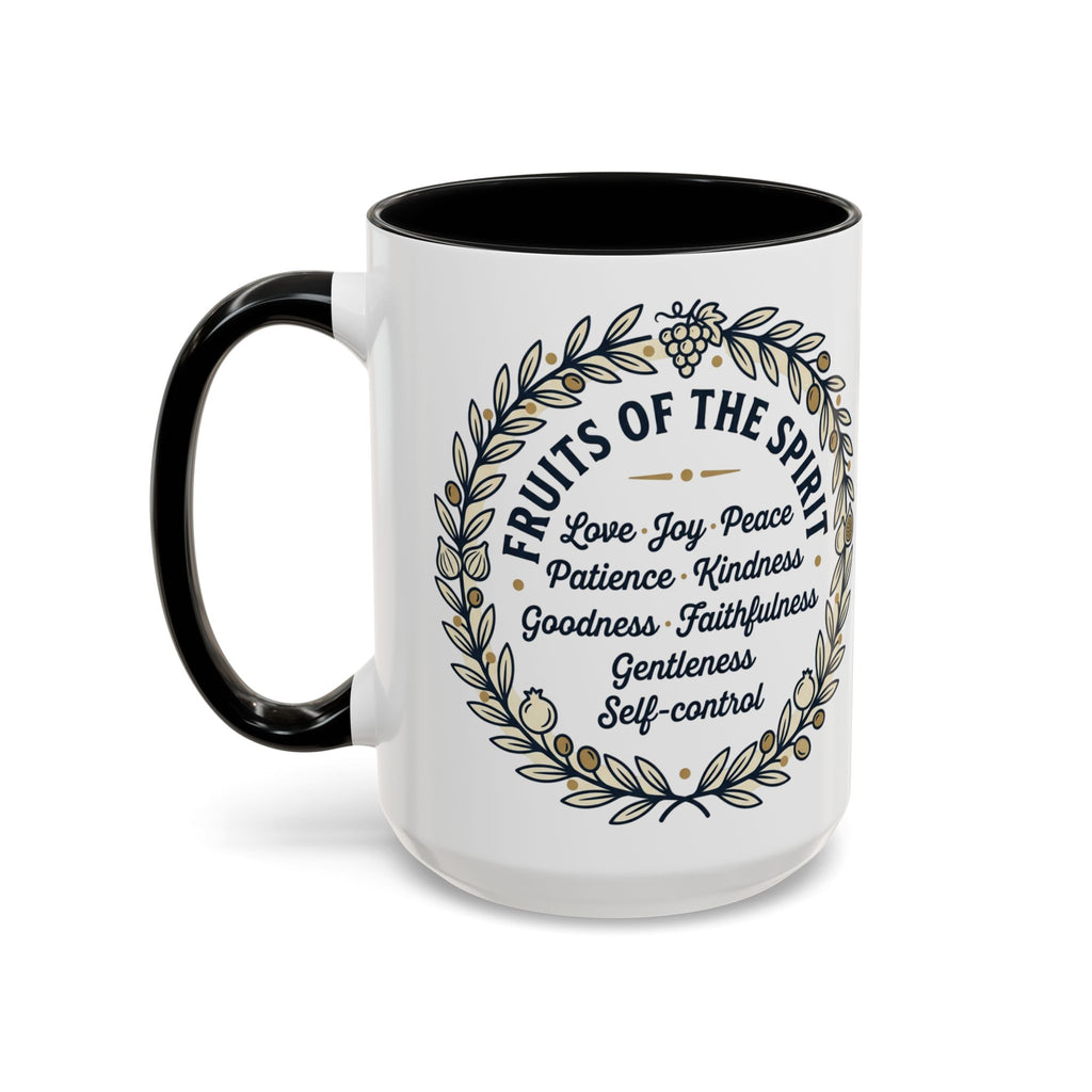 Fruits of the spirit Script Mug | Accent Coffee Mug