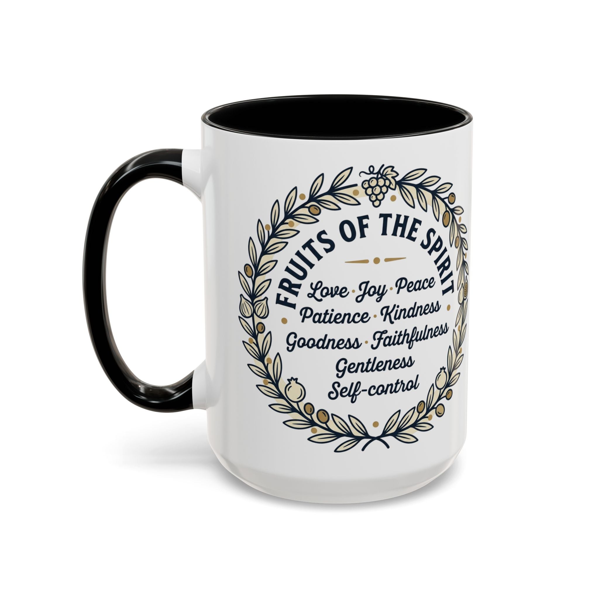 Fruits of the spirit Script Mug | Accent Coffee Mug