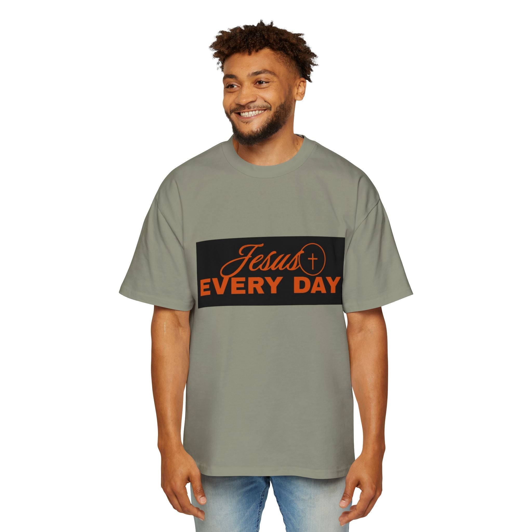 Jesus Every Day T-Shirt | Grunge Christian Tee