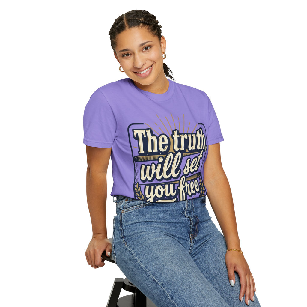 T-Shirt — "The Truth Will Set You Free" Inspirational Graphic Tee