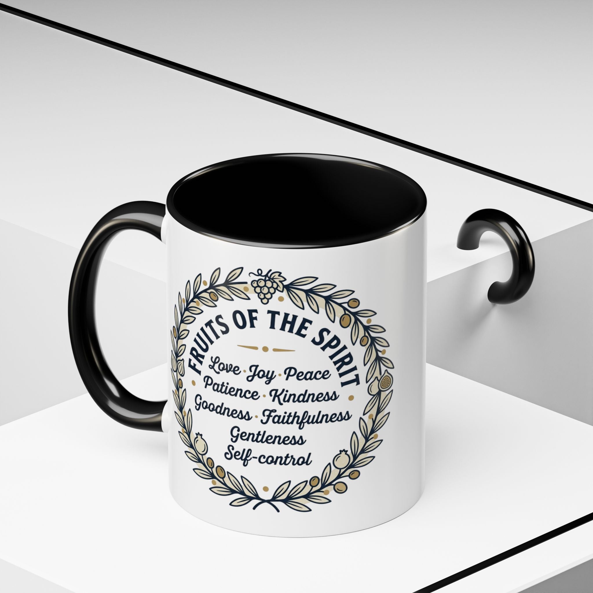 Fruits of the spirit Script Mug | Accent Coffee Mug