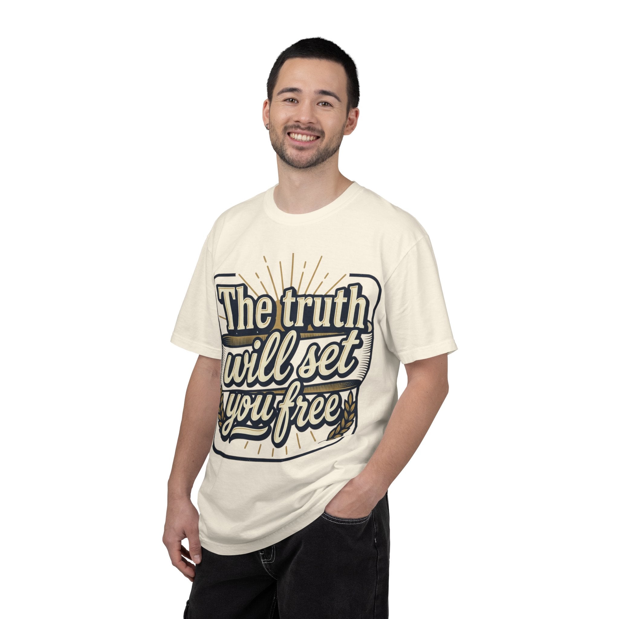 T-Shirt — "The Truth Will Set You Free" Inspirational Graphic Tee