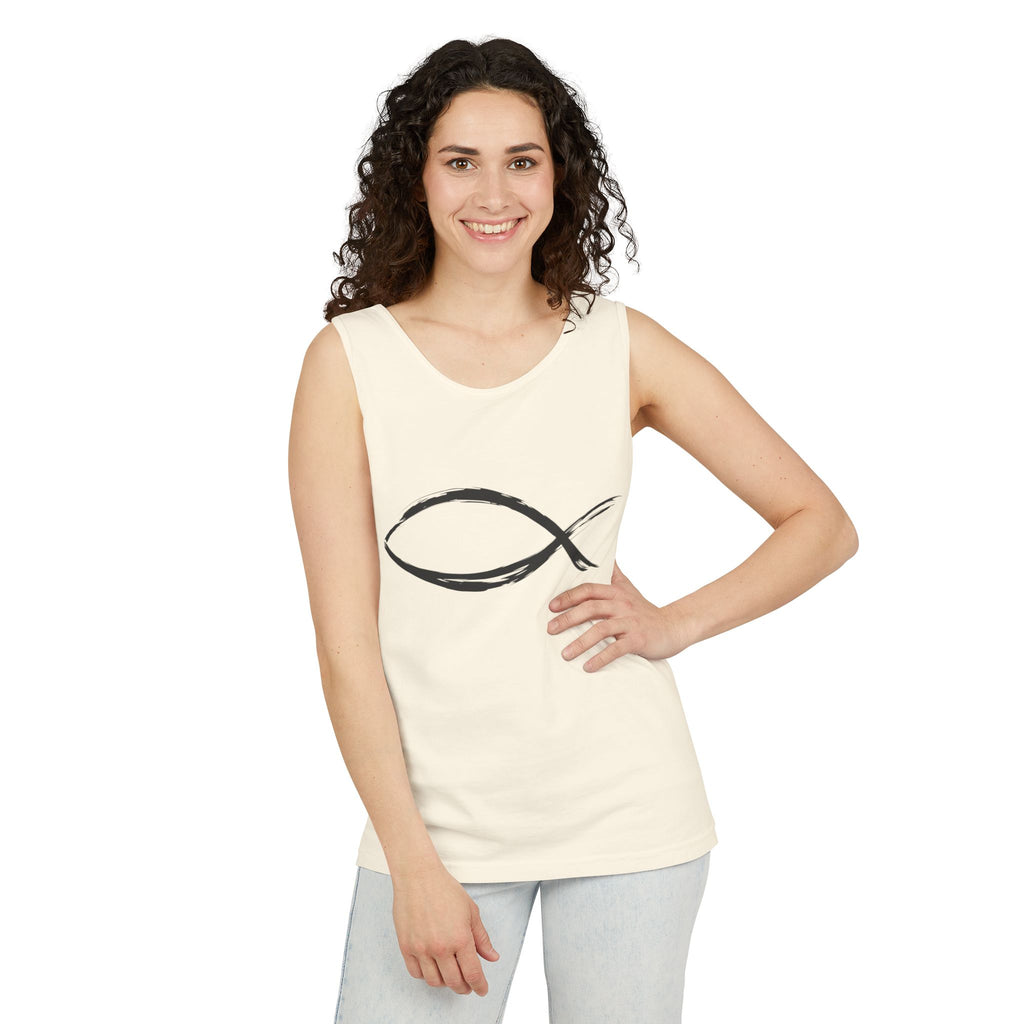 Fish Symbal tank top | Christian faith apparel