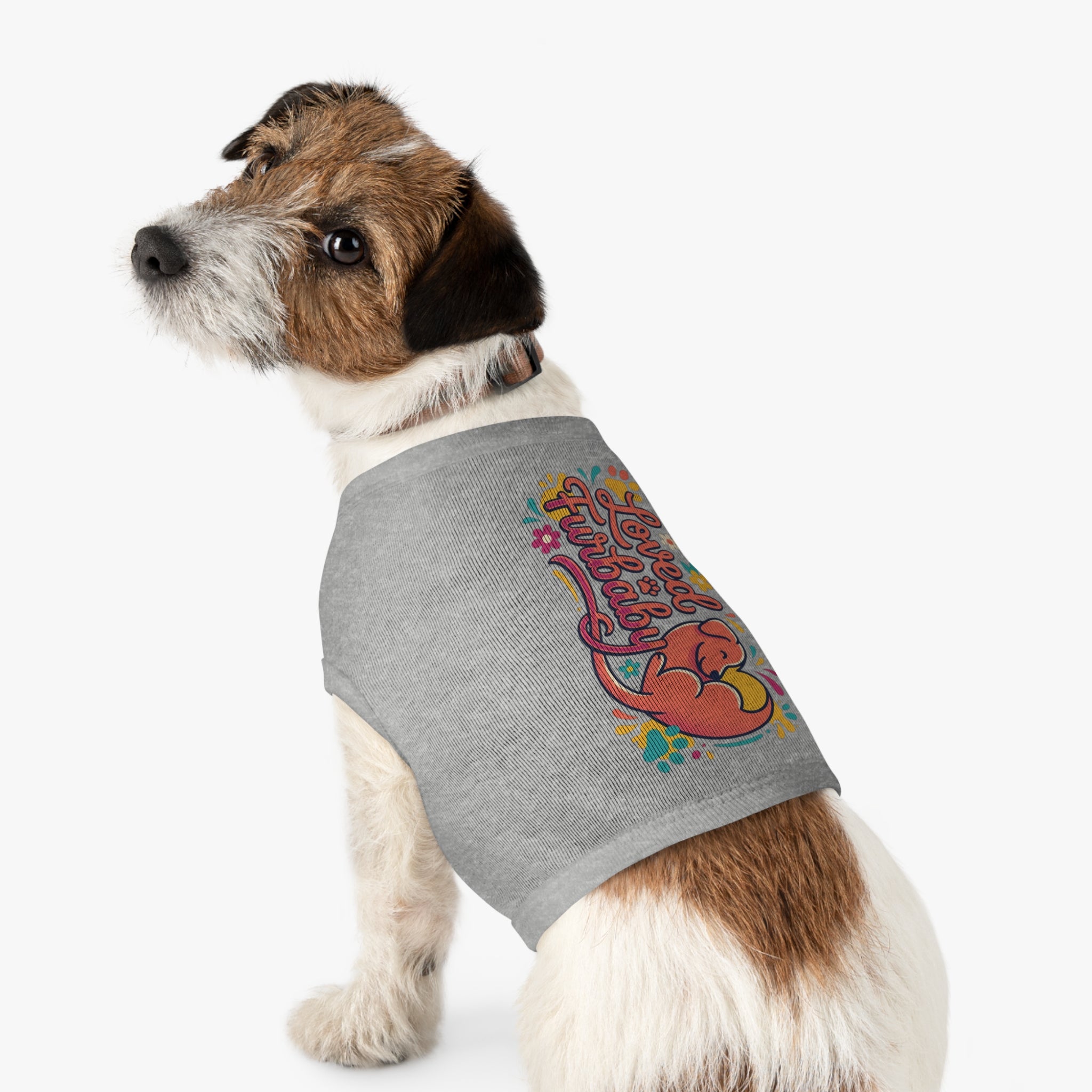 Pet Tank Top - "Loved Furbaby" Cute Dog Graphic Christian Pet Shirt