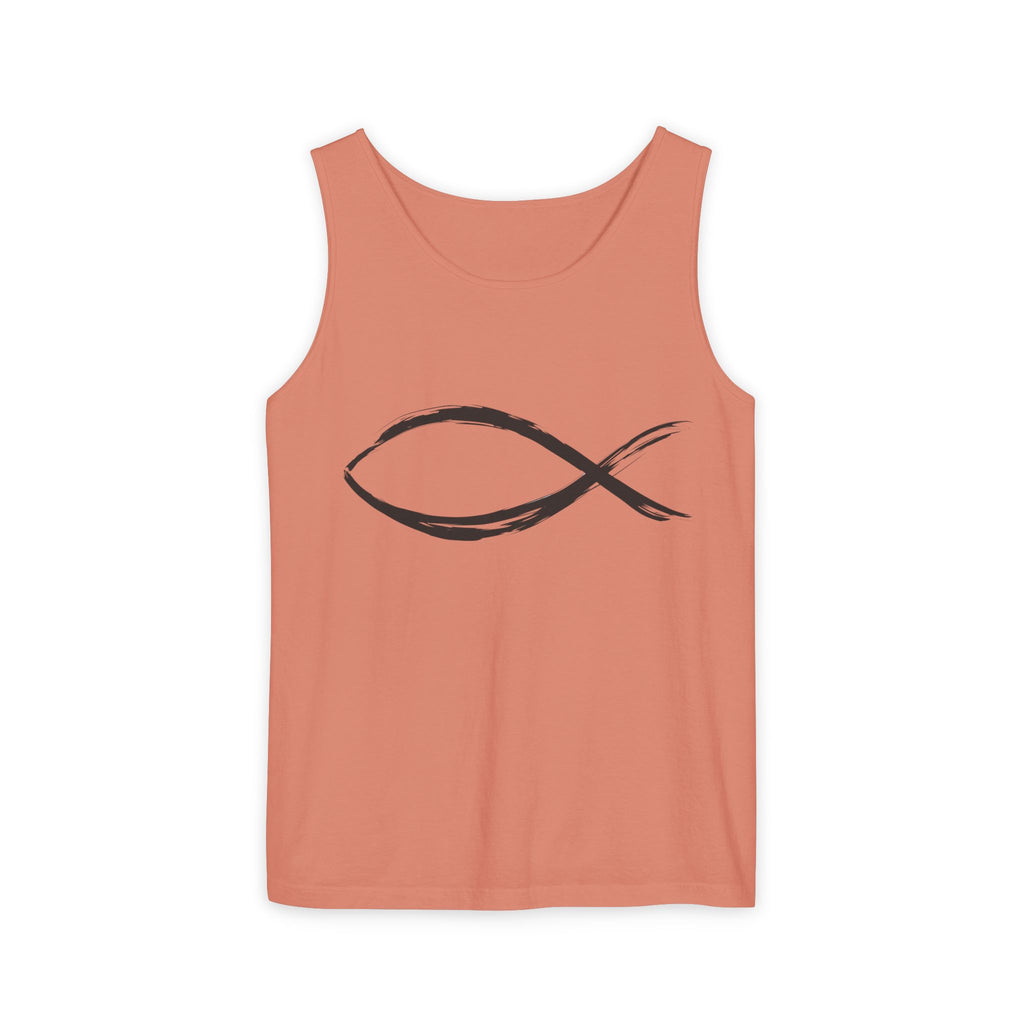 Fish Symbal tank top | Christian faith apparel