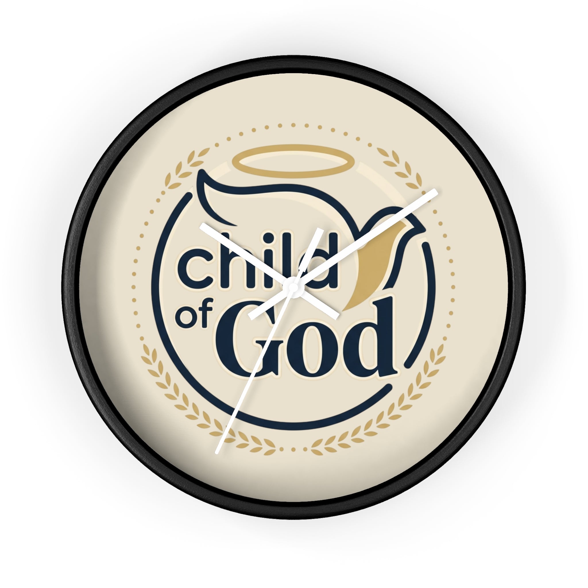 Child of God Wall Clock | Christian Decor, Dove and Halo Design